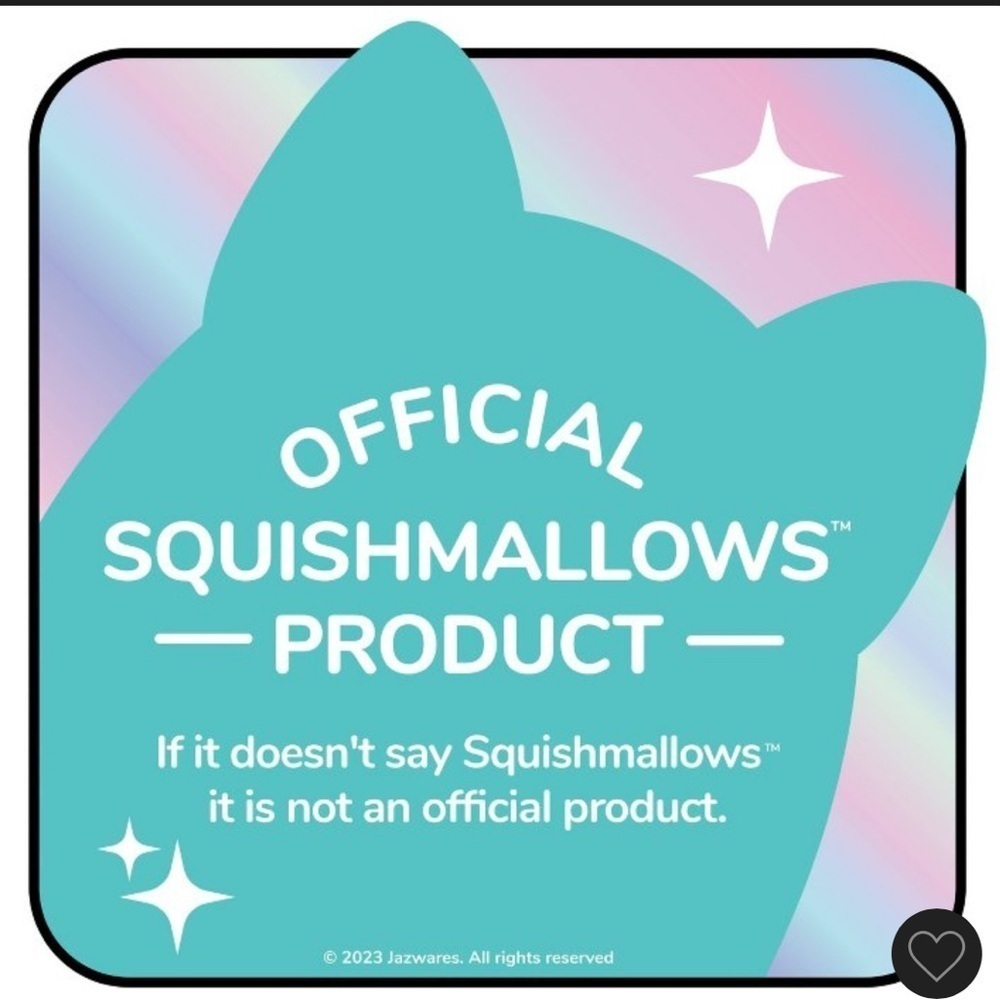 New Squishmallows 14" Blue Lemur Plush. - Picture 5 of 6